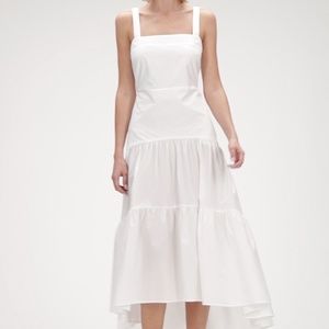 Banana Republic Tiered Poplin Maxi Dress